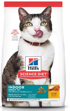 HILL'S SCIENCE DIET INDOOR ADULT 11+ DRY CAT FOOD 3.17KG