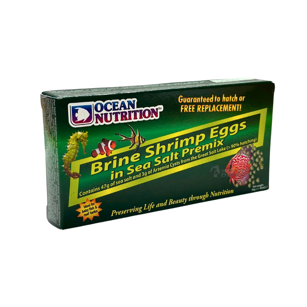 DISCONTINUED-OCEAN NUTRITION BRINE SHRIMP EGGS IN S/SALT 50G