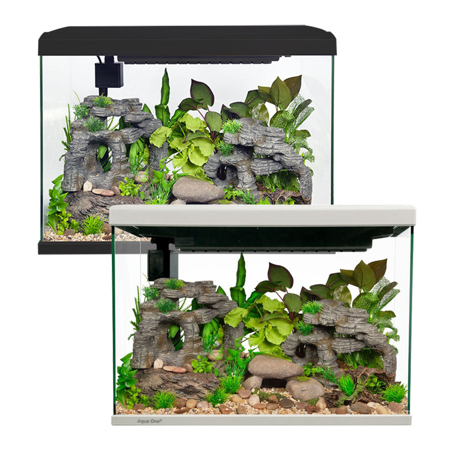AQUA ONE LIFESTYLE CLASSIC GLASS AQUARIUM 72 BLACK
