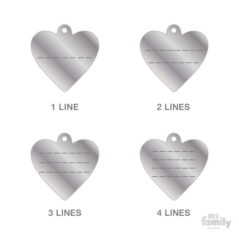 MY FAMILY BASIC HEART SML BLACK