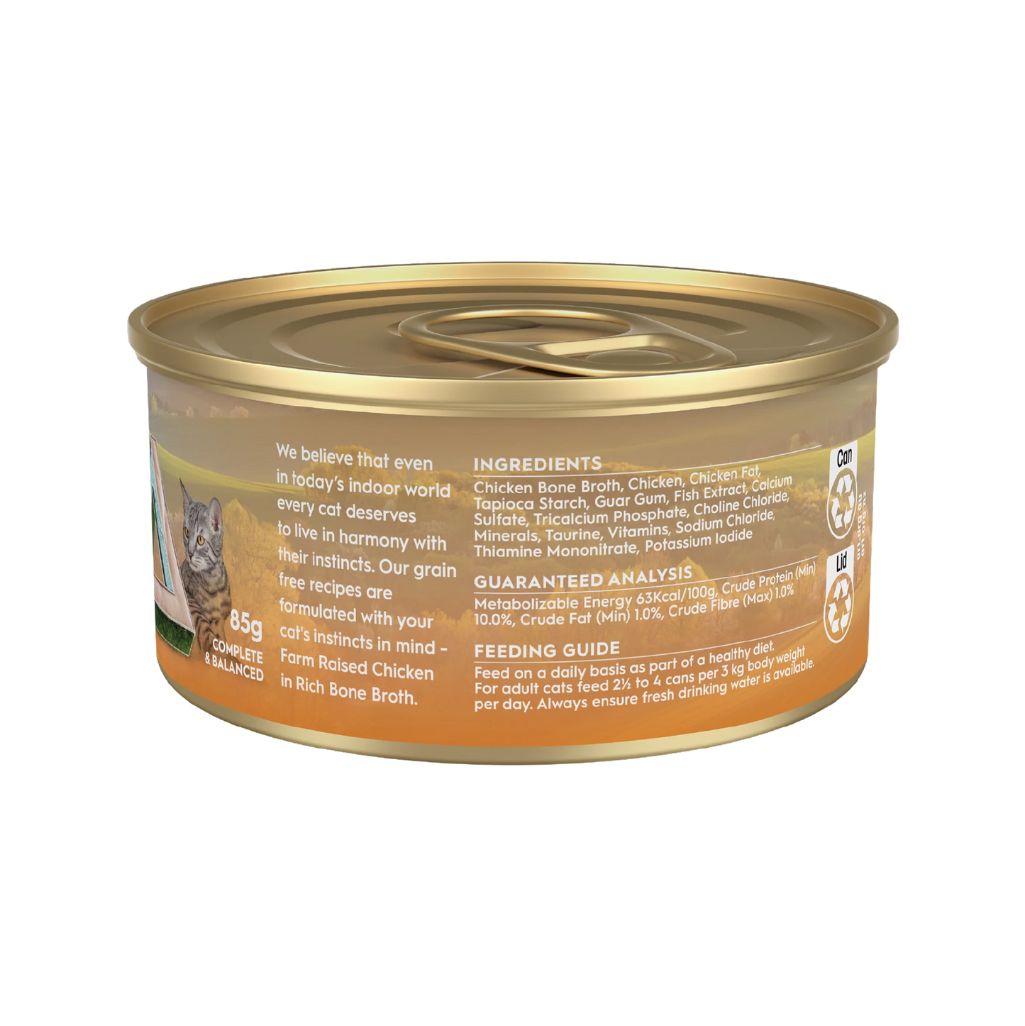 TRILOGY BONE BROTH ADULT CHICKEN 85G