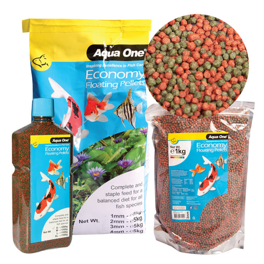 AQUA ONE ECONOMY PELLET 2MM 350G