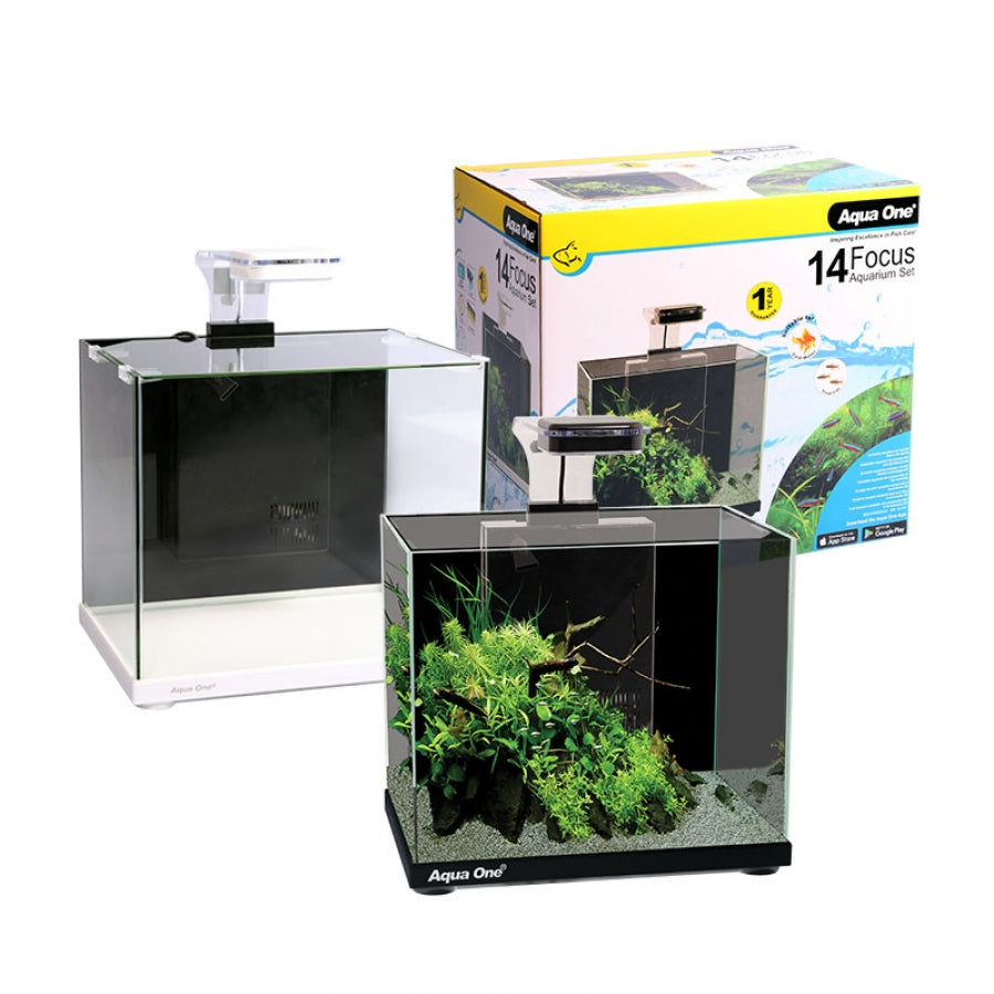 AQUA ONE FOCUS 14 AQUARIUM WHITE
