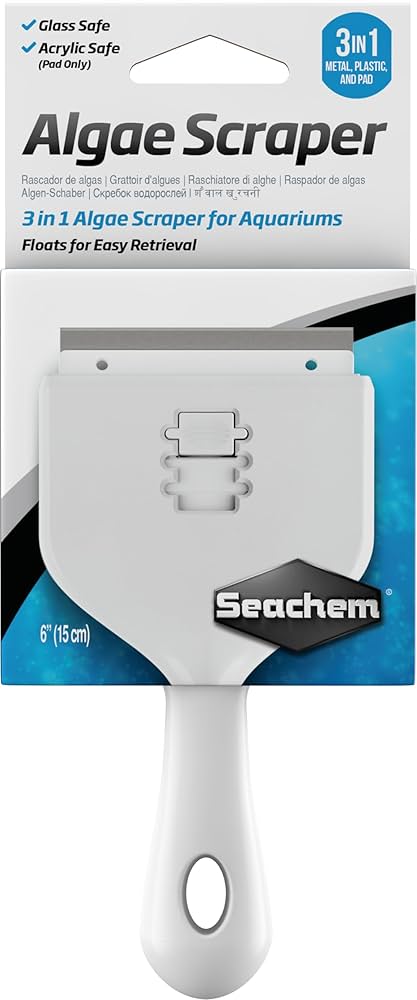 SEACHEM ALGAE SCRAPER 3 IN 1 15CM