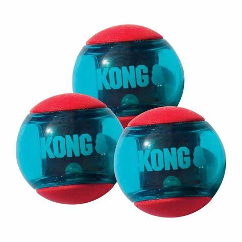 KONG SQUEEZZ ACTION RED SMALL