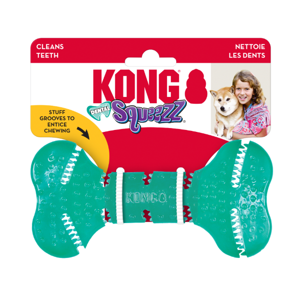 KONG SQUEEZZ DENTAL BONE