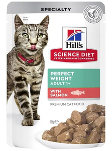 HILL'S SCIENCE DIET ADULT PERFECT WEIGHT SALMON 85G