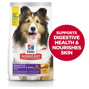 HILL'S SCIENCE DIET SENSITIVE STOMACH & SKIN ADULT DRY DOG FOOD 1.81KG