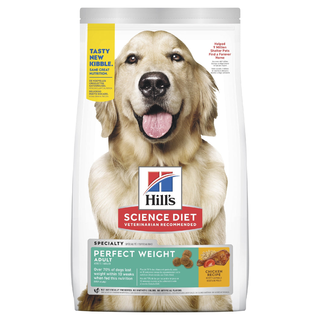 HILL'S SCIENCE DIET PERFECT WEIGHT ADULT DRY DOG FOOD 1.81KG