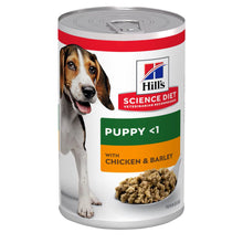 Load image into Gallery viewer, HILL&#39;S SCIENCE DIET PUPPY CHICKEN &amp; BARLEY ENTREE 370G