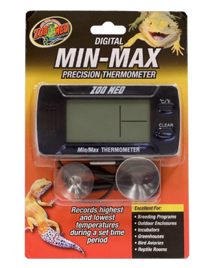 ZOO MED DIGITAL MIN/MAX THERMOMETER
