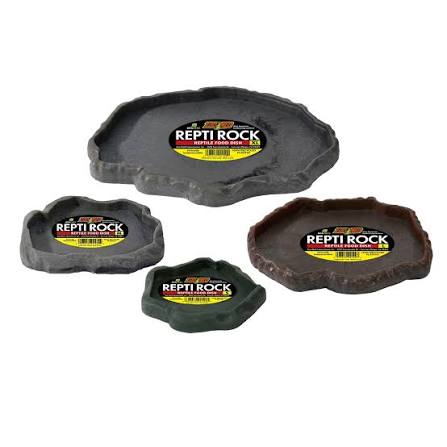 ZOO MED REPTI ROCK FOOD DISH LARGE