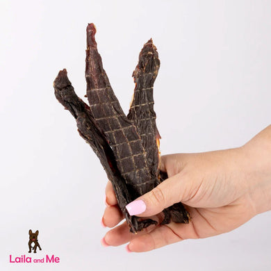 LAILA & ME ROO JERKY 100G BAG