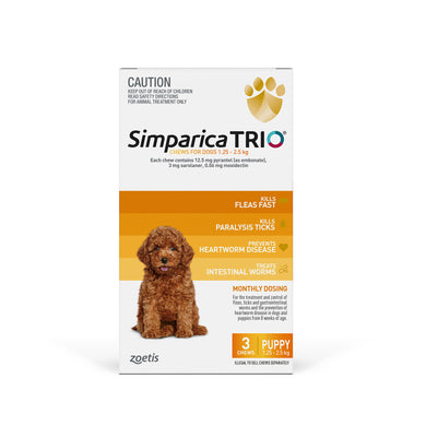 SIMPARICA TRIO YELLOW 1.25-2.5KG 3PK