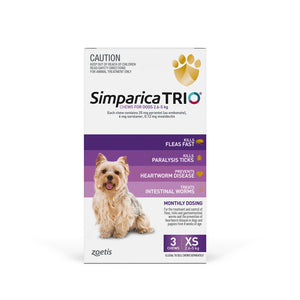 SIMPARICA TRIO PURPLE 2.6-5KG 3PK