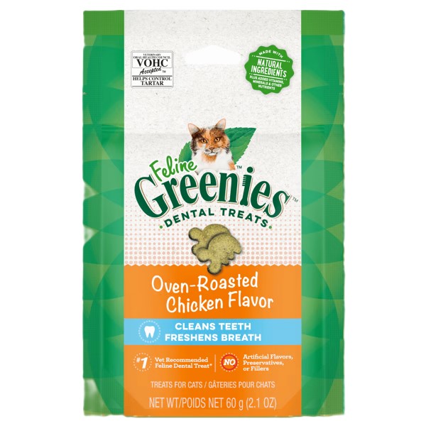 GREENIES FELINE CHICKEN 60G