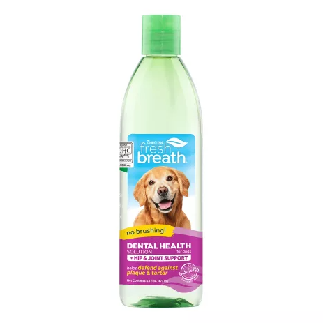 TROPICLEAN FRESH BREATH WATER ADD  HIP & JOINT SUPPORT 473ML