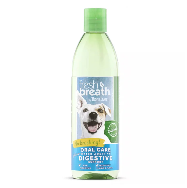 TROPICLEAN FRESH BREATH WATER ADD  DIGESTIVE SUPPORT 473ML