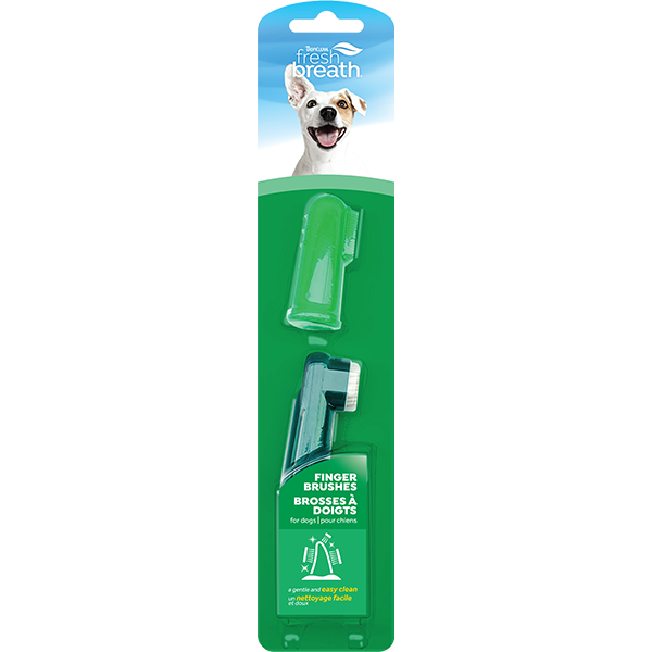 TROPICLEAN FRESH BREATH FINGER BRUSH 2PK
