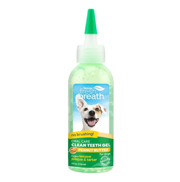 TROPICLEAN CLEAN TEETH ORAL CARE GEL PEANUT BUTTER 118ML