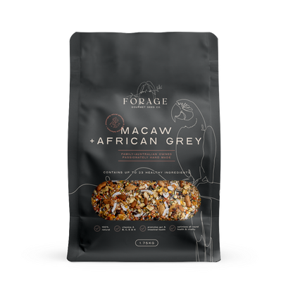 FORAGE MACAW & AFRICAN GREY 1.75KG