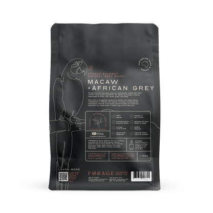 FORAGE MACAW & AFRICAN GREY 1.75KG