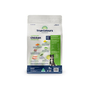 TRUE COLOURS ADULT CHICKEN & BROWN RICE 3KG