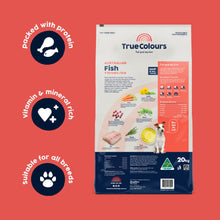 Load image into Gallery viewer, TRUE COLOURS ADULT FISH &amp; BROWN RICE 20KG