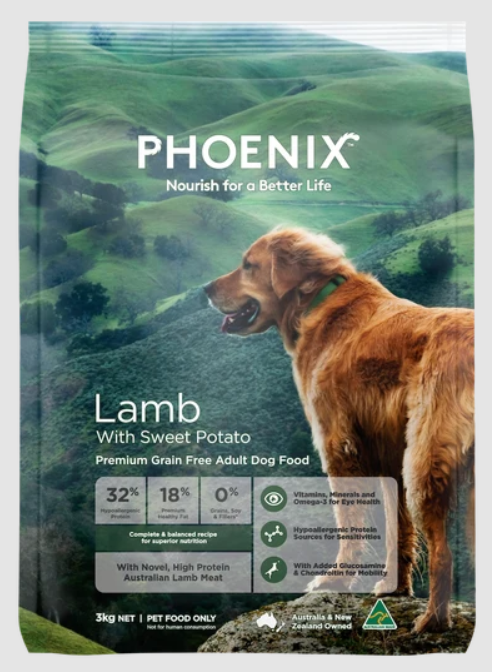 PHOENIX DOG LAMB & SWEET POTATO 3KG