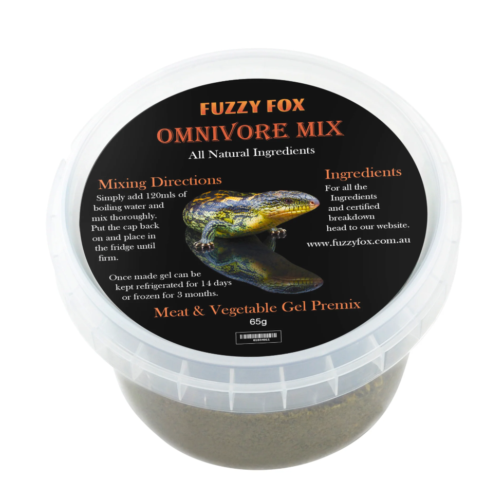 FUZZY FOX OMNIVORE GEL MIX 65G REPTILE
