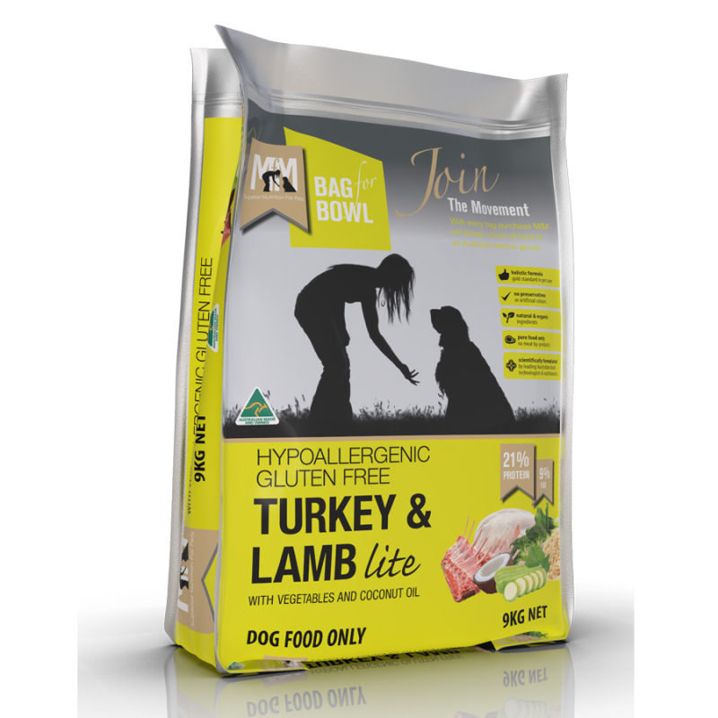 MEALS FOR MUTTS TURKEY & LAMB LITE 9KG