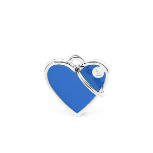 MY FAMILY BASIC HANDMADE HEART DARK BLUE SMALL