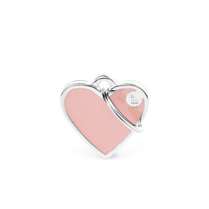 MY FAMILY BASIC HANDMADE HEART PASTEL PINK SML