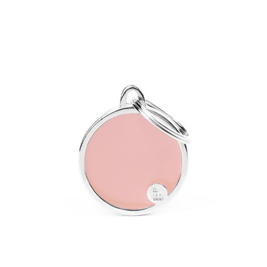 MY FAMILY BASIC HANDMADE CIRCLE PASTEL PINK SMALL