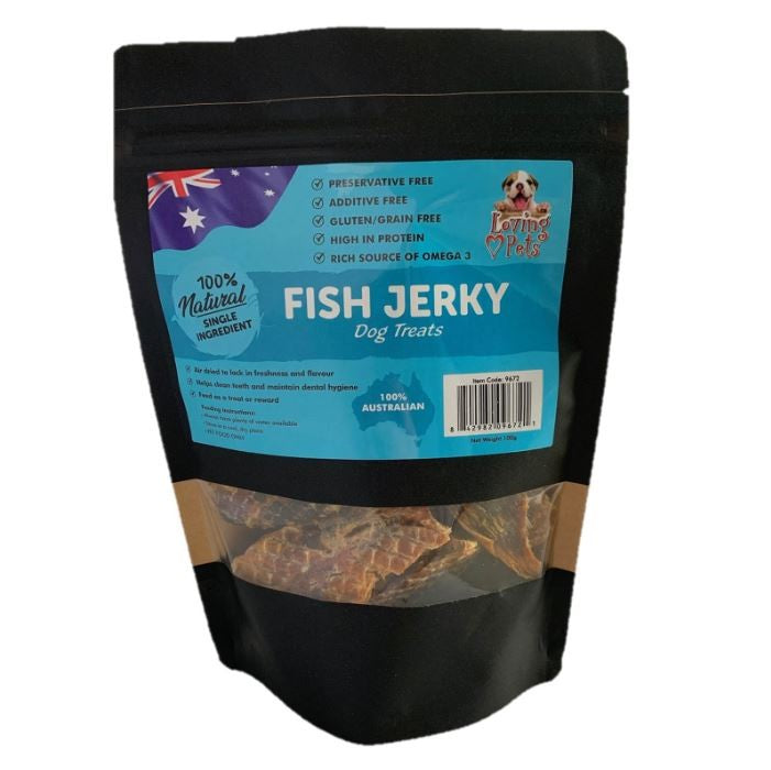 LOVING PETS QUEENFISH JERKY 100G