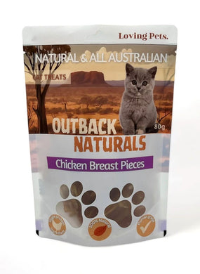 LOVING PETS CHICKEN BREAST PIECES FOR CATS 80G