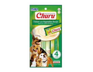 INABA CHURU CHICKEN & VEG PUREE 56G