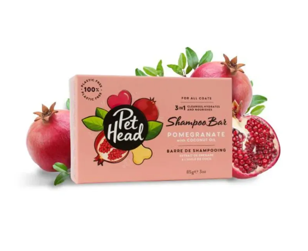 PET HEAD SHAMPOO BAR POMEGRANATE 85G