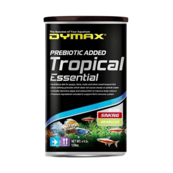 DYMAX TROPICAL ESSENTIAL 120G SINKING GRANULES