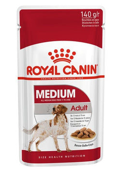 ROYAL CANIN DOG WET MED ADULT 140GX10