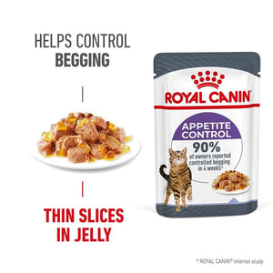 Pack Of ROYAL CANIN CAT APPETITE CONTROL JELLY 85G