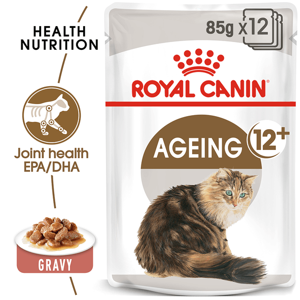 ROYAL CANIN CAT AGEING +12 GRAVY 85G