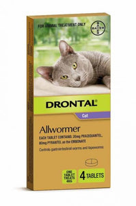 DRONTAL CAT 1TAB/4KG 4PK