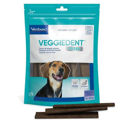 VEGGIEDENT FR3SH 15PK MEDIUM