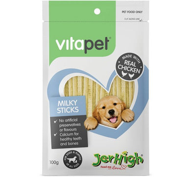 VITAPET JERHIGH MILKY STICKS 400G