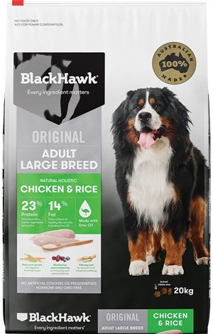 BLACK HAWK CHICKEN LG BREED 20KG