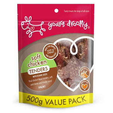YOURS DROOLLY SOFT CHICKEN TENDERS 500G