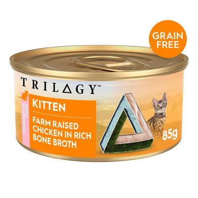 TRILOGY BONE BROTH KITTEN CHICKEN 85G