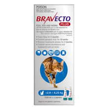 Load image into Gallery viewer, BRAVECTO+ CATS BLUE 2PK