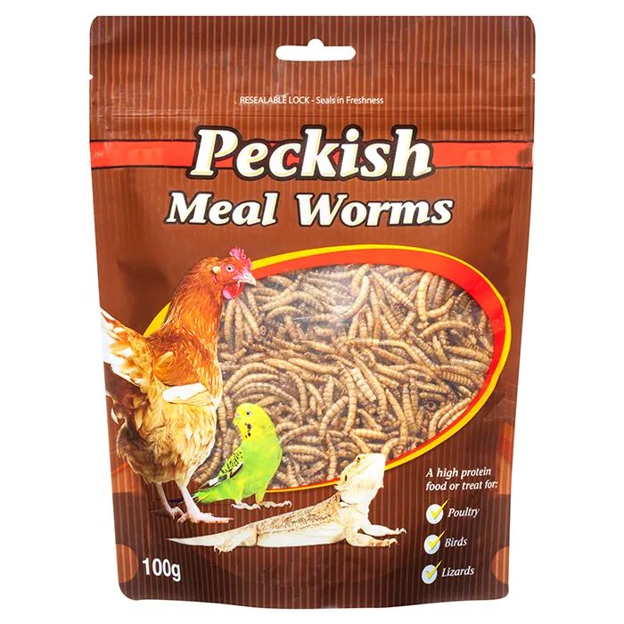 PECKISH MEALWORMS 100G